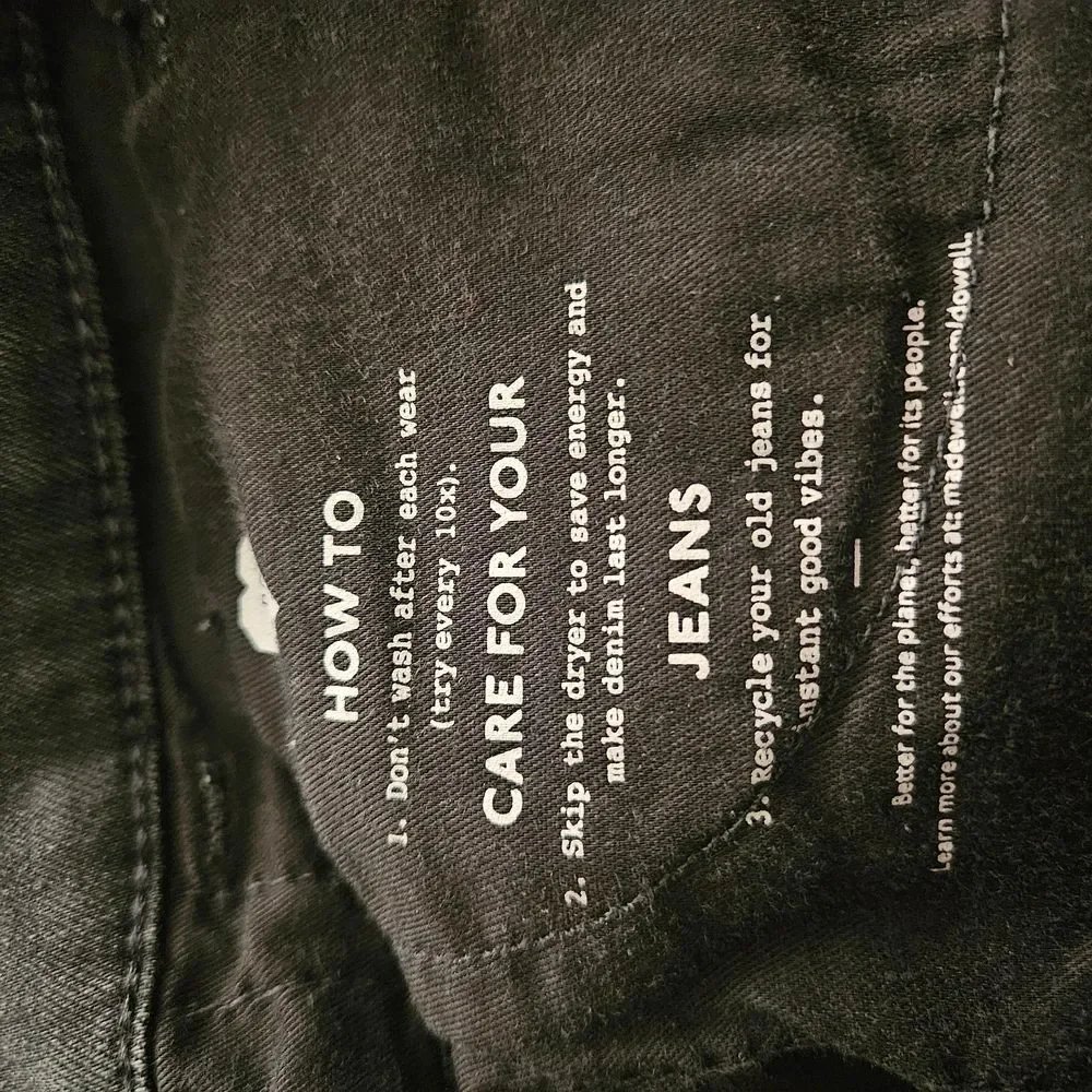 Madewell Women's Rovetripper Stovepipe Jeans - Dark Wash 27P - Picture 8 of 8
